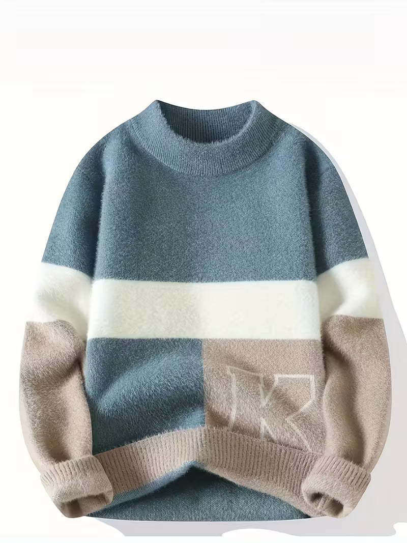 Rococity™ Men's Premium Winter Knit Pullover — Luxury Comfort Meets Effortless Style