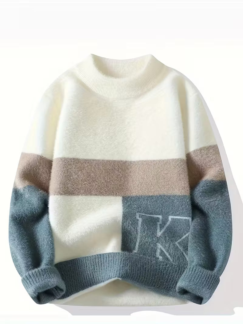 Rococity™ Men's Premium Winter Knit Pullover — Luxury Comfort Meets Effortless Style