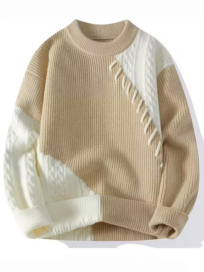 Rococity™ Men’s Elegant Knit Pullover — Timeless Style, Unmatched Comfort