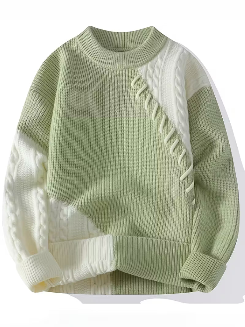 Rococity™ Men’s Elegant Knit Pullover — Timeless Style, Unmatched Comfort
