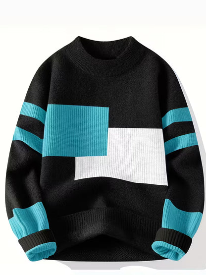 Rococity™ Men’s Winter Classic Pullover — Bold Warmth, Effortless Elegance