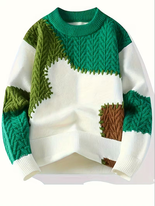 Rococity™ Men’s Supreme Knit Pullover — Soft Warmth, Bold Style, Everyday Luxury