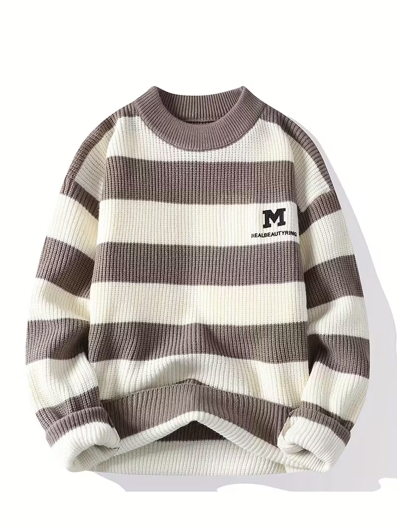 Rococity™ Men’s Bold Street Knit Pullover — Modern Warmth. Effortless Cool. ❄️