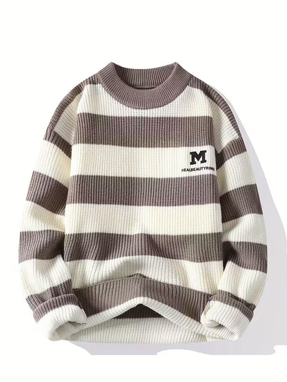 Rococity™ Men’s Bold Street Knit Pullover — Modern Warmth. Effortless Cool. ❄️