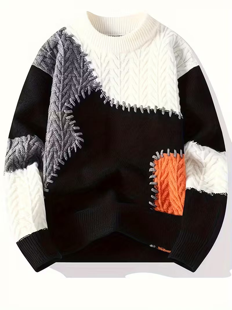 Rococity™ Men’s Supreme Knit Pullover — Soft Warmth, Bold Style, Everyday Luxury