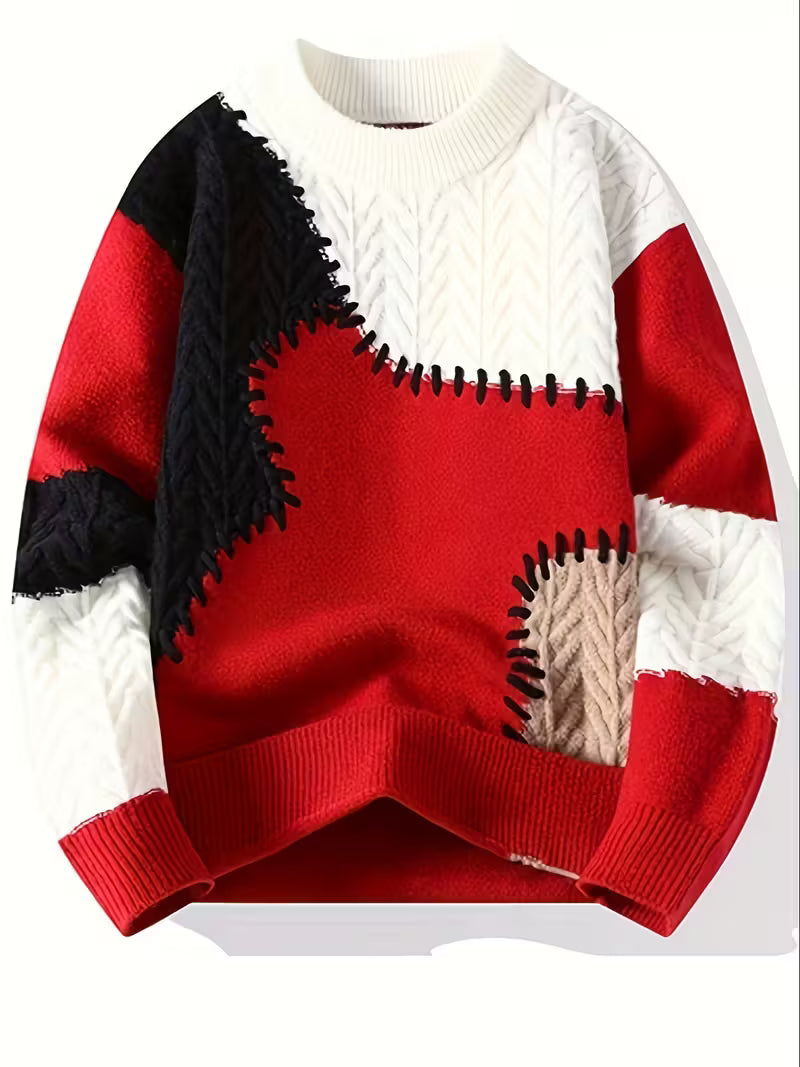 Rococity™ Men’s Supreme Knit Pullover — Soft Warmth, Bold Style, Everyday Luxury