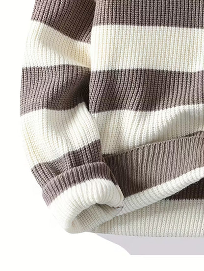 Rococity™ Men’s Bold Street Knit Pullover — Modern Warmth. Effortless Cool. ❄️