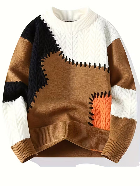 Rococity™ Men’s Supreme Knit Pullover — Soft Warmth, Bold Style, Everyday Luxury
